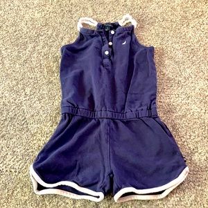 Girls Nautica Romper Size 7